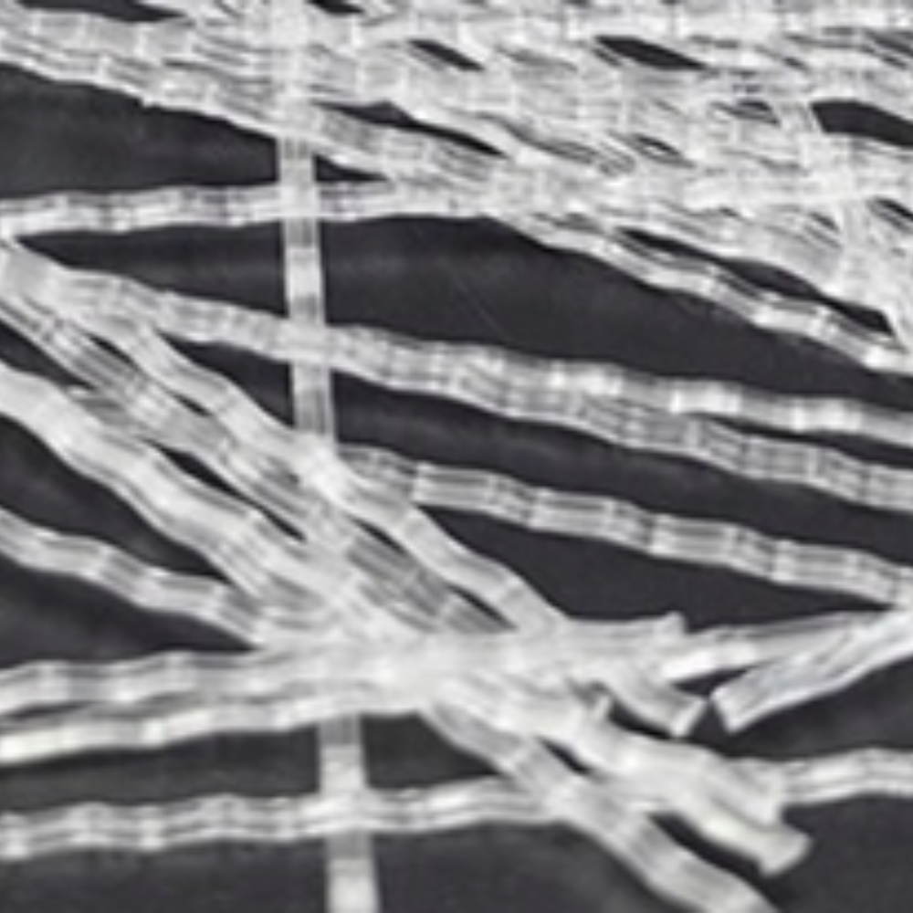 Włókna polipropylenowe 48 mm falowane FIBERFLEX 470 do betonu przeźroczyste 5kg