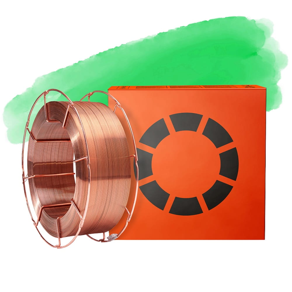 Miedziowany drut spawalniczy 1mm 15 kg TYSWELD SG2 3Si1 uniwersalny